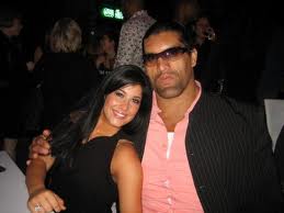 khali with his wife harminder